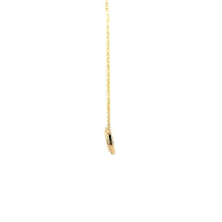 14K Yellow Gold 0.6cttw Lab Grown Diamond Necklace 18"