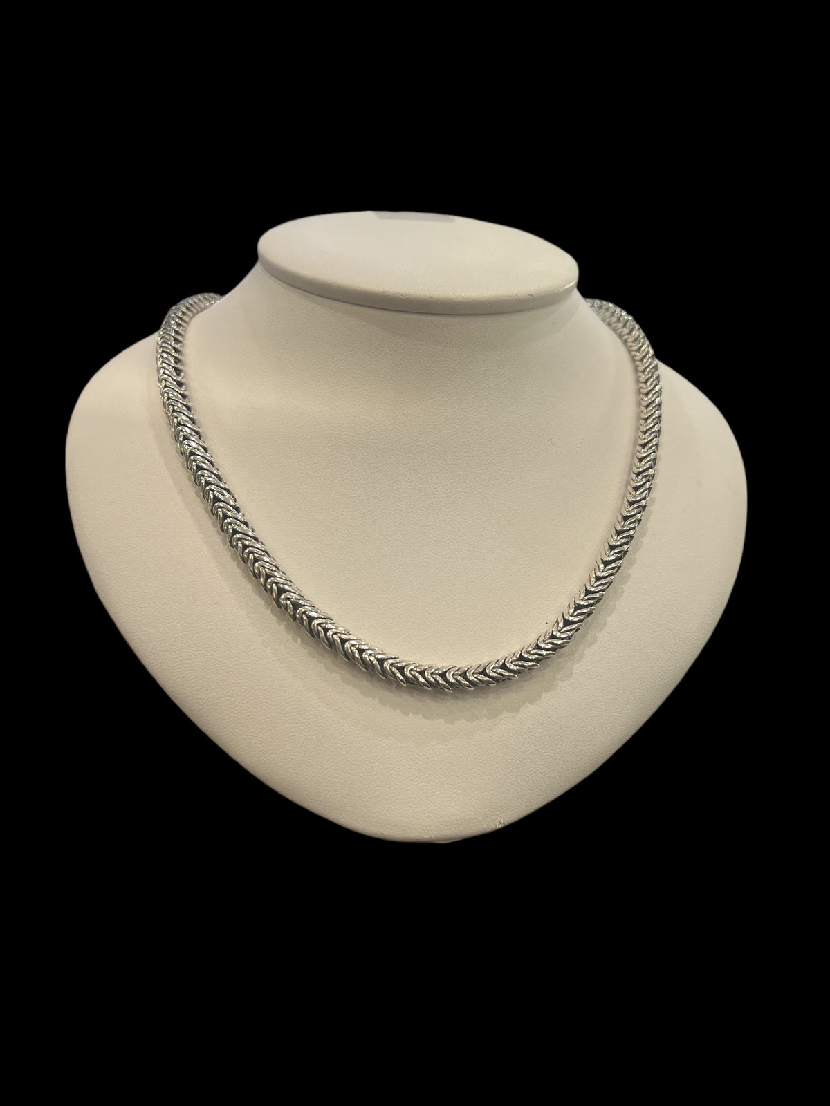 925 Sterling Silver 6.2mm King&#39;s Link Chain - 20 Inches