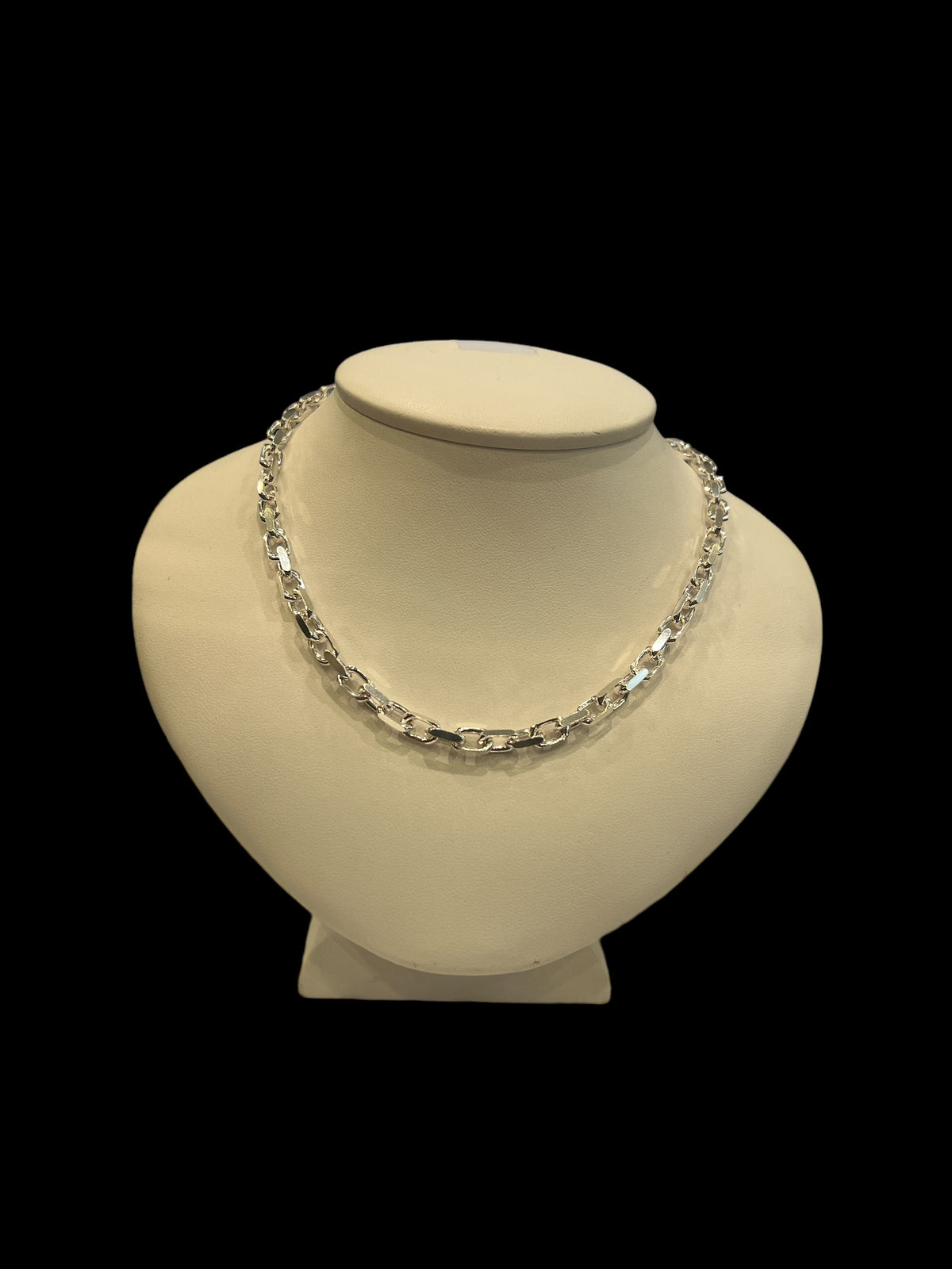 925 Sterling Silver 4.9mm Rolo Link Chain - 20 Inches