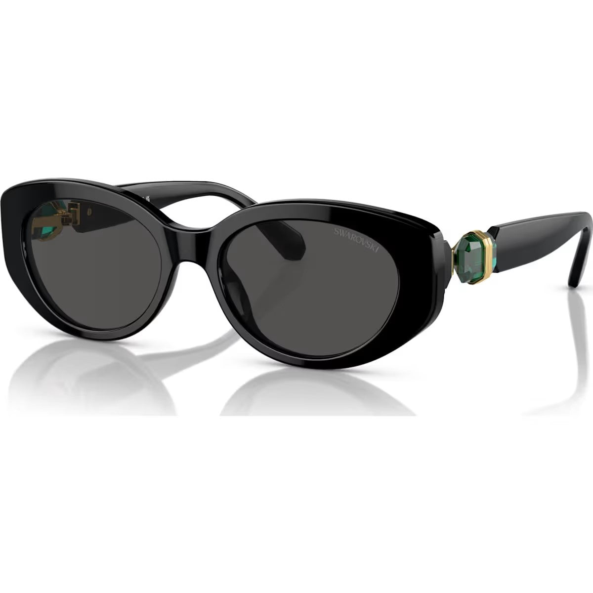 Swarovski Lucent: Cat Eye Shaped Sunglasses Black 5679544