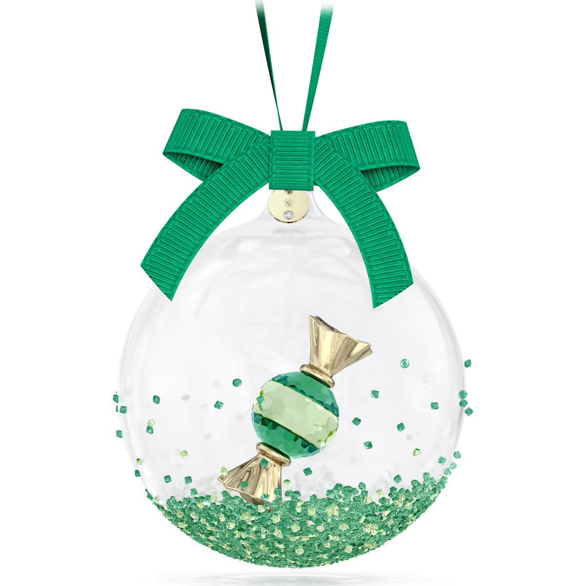 Swarovski - Holiday Cheers Dulcis Ball Ornament, Green 5688312