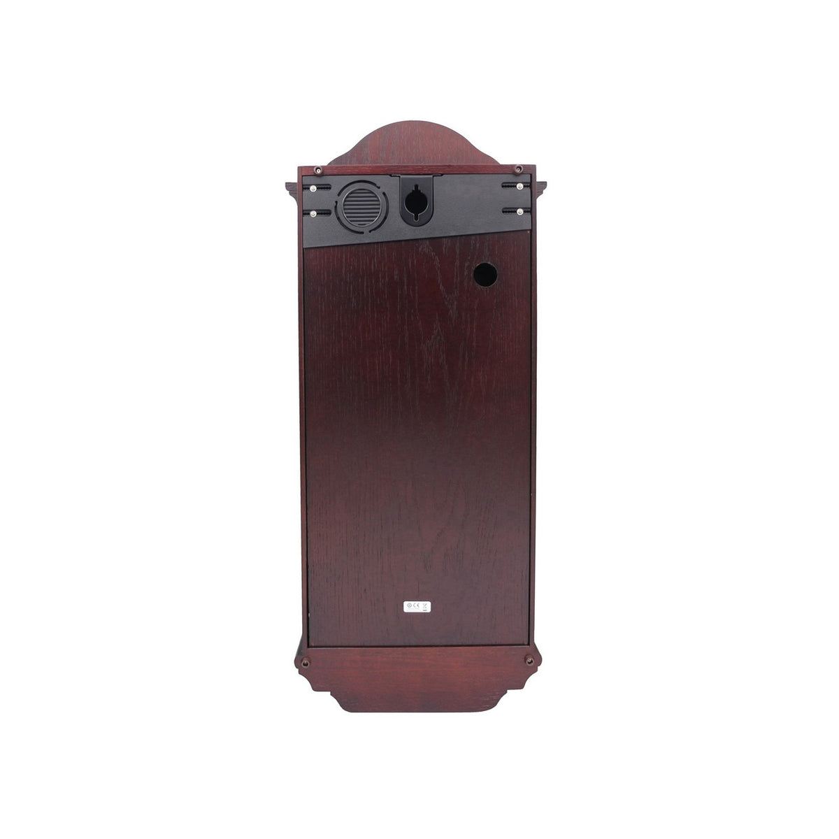 Seiko Stately Dark Brown Solid Oak Case Wall With Pendulum And Chime QXH004BN