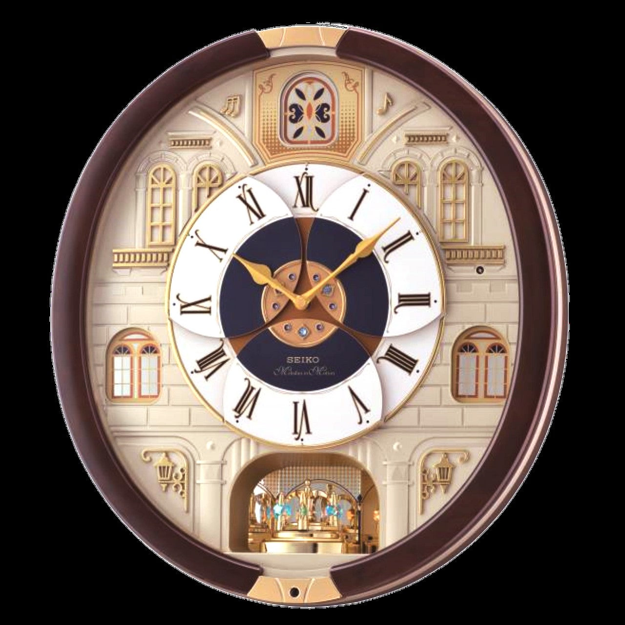 Seiko Castle Windows Melodies In Motion QXM371BT