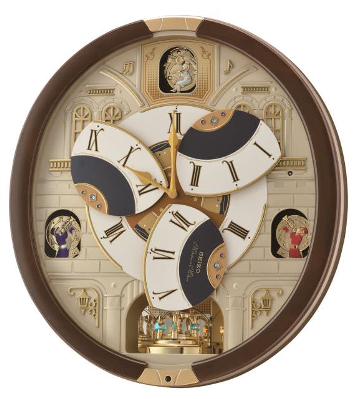 Seiko Castle Windows Melodies In Motion QXM371BT