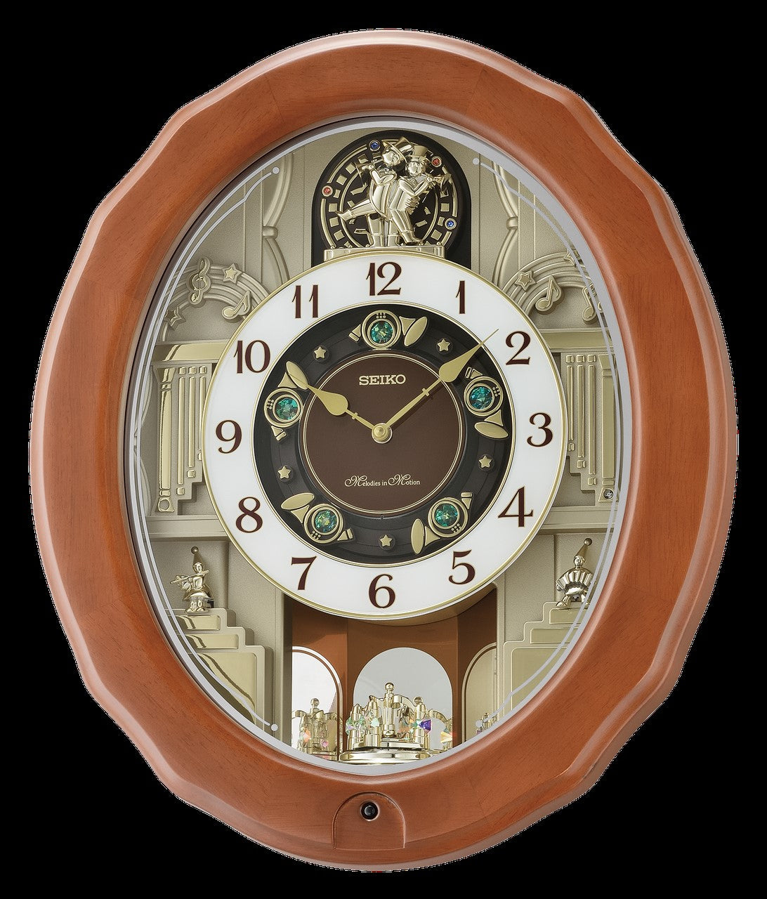 Seiko - Emerald Pageant Melodies in Motion Wall Clock