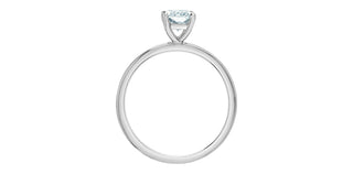 14K White Gold 1.08Cttw Lab Grown Diamond Ring