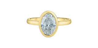 14K Yellow Gold 2.05cttw Lab Grown Canadian Diamond Ring