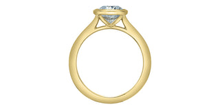 14K Yellow Gold 2.05cttw Lab Grown Canadian Diamond Ring