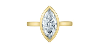 14K Yellow Gold Lab-Grown Diamond Ring