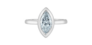 14K White Gold Lab-Grown Diamond Ring