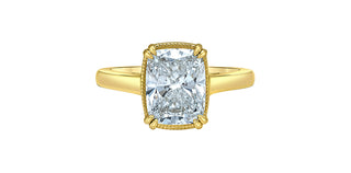 14K Yellow Gold Lab-Grown Diamond Ring