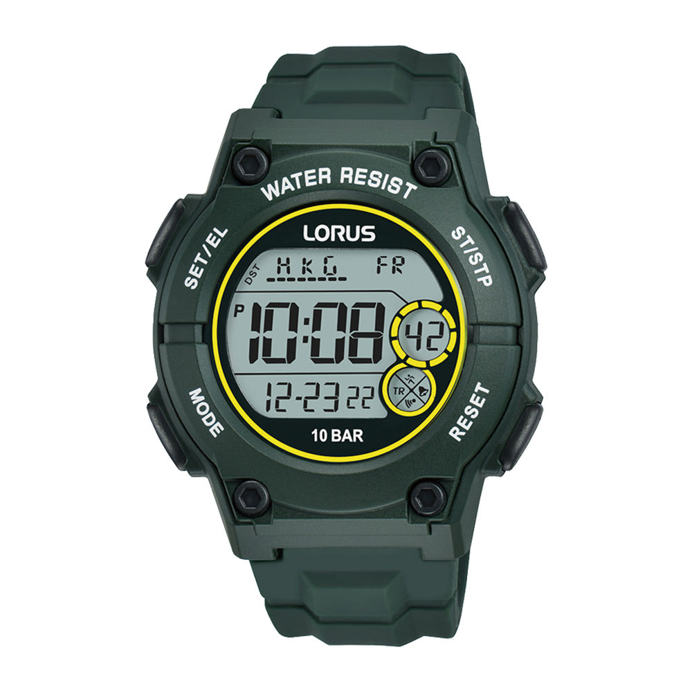 Lorus Black Digits Dial Watch R2333PX9