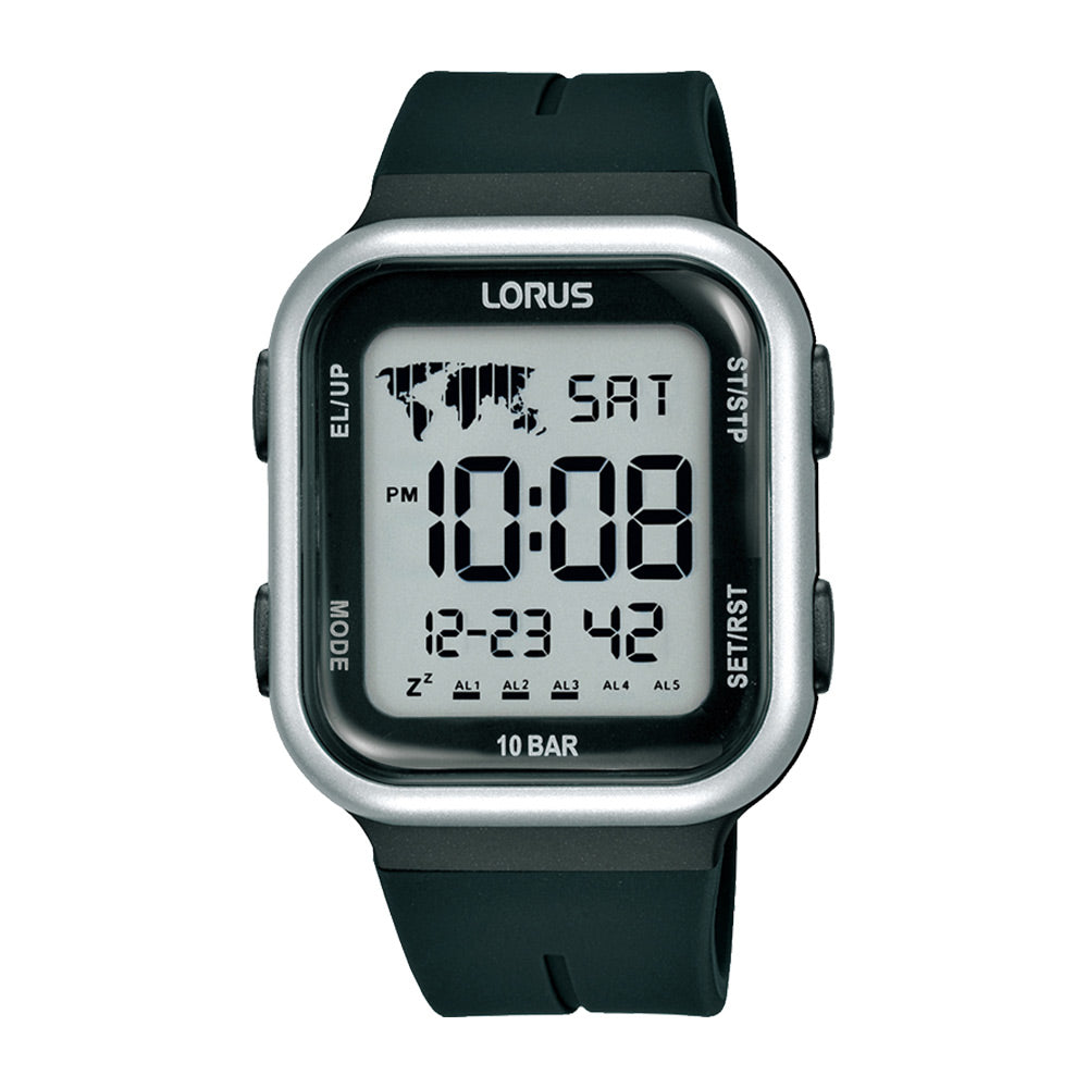 Lorus Black Digits Watch R2351PX9