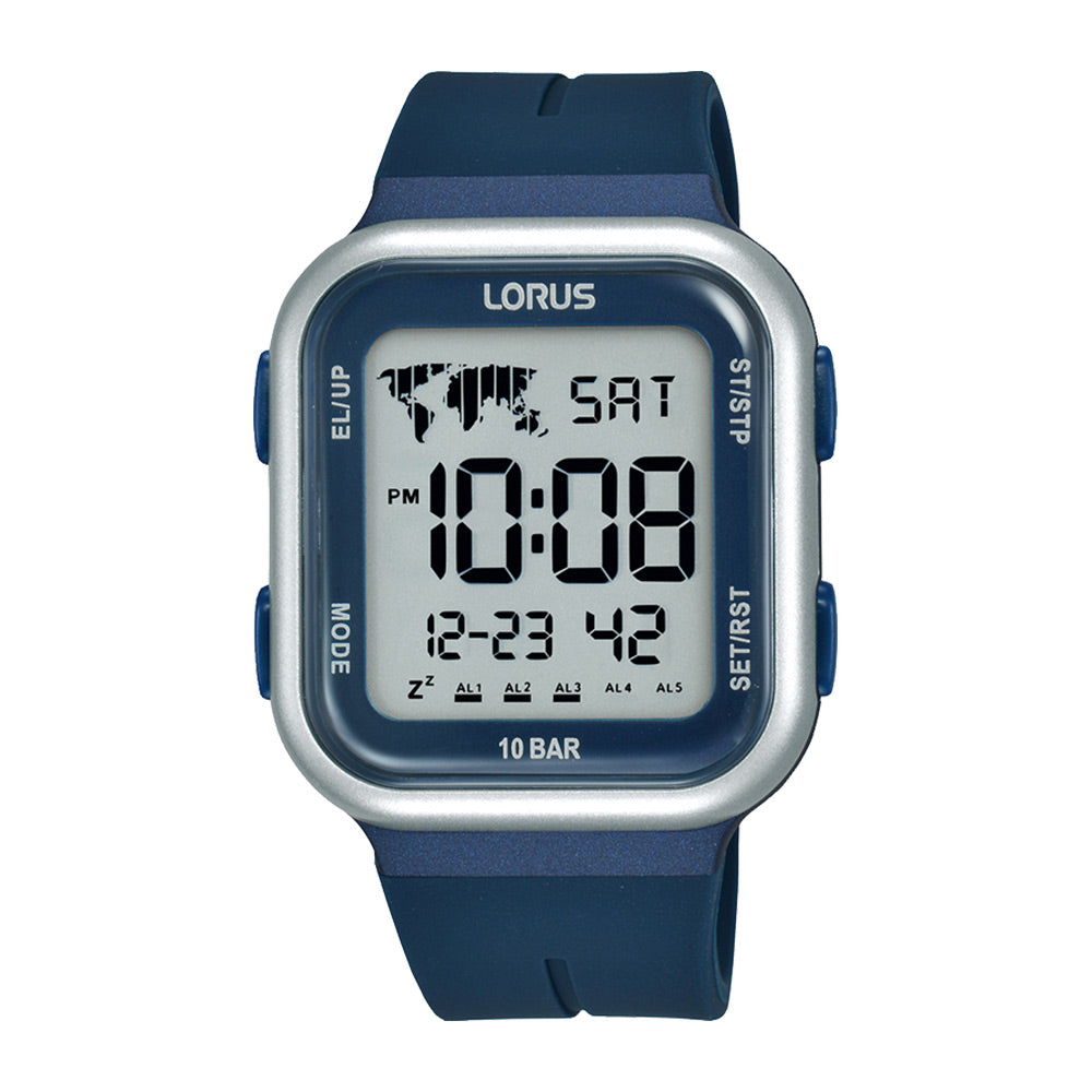 Lorus Black Digits Dial Watch R2353PX9