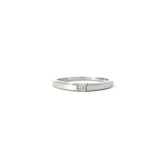 925 Silver Promise Ring with Lab Grown Diamond
