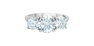 14K White Gold Lab-Grown Diamond Ring