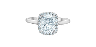14K White Gold Lab-Grown Diamond Ring