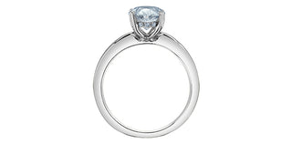 14K Gold Lab Grown Oval Cut Diamond Engagement Ring with Ski Tip Hidden Halo