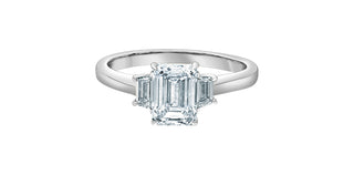 14K White Gold Lab-Grown Diamond Ring