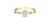 10K Yellow Gold 0.10cttw Canadian Diamond Engagement Ring