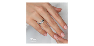 10K White Gold 0.04cttw Diamond Band