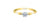 10K Yellow Gold 0.13cttw Canadian Diamond Engagement Ring