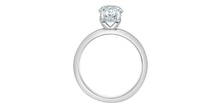 14K White Gold 1.59 ct Lab Grown Diamond Engagement Ring