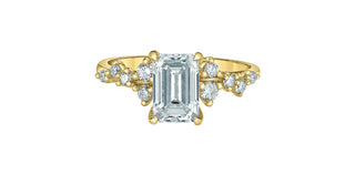 14K/14K Yellow Gold Lab-Grown Diamond Ring