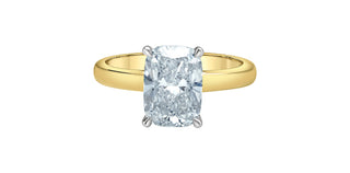 14K Yellow & White Gold Lab-Grown Diamond Ring
