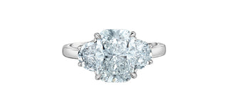 14K White Gold Lab-Grown Diamond Ring
