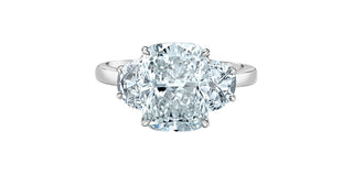 14K White Gold Lab-Grown Diamond Ring