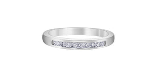 14K White Gold 0.25cttw Princess Cut Diamond Ring