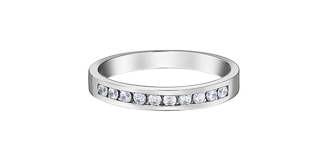 10K White Gold 0.20cttw Diamond Ring