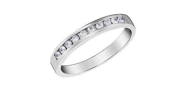 10K White Gold 0.20cttw Diamond Ring