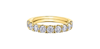 10K Yellow Gold 1.50cttw Diamond Band