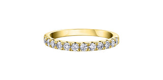 10K Yellow Gold 0.50cttw Diamond Band