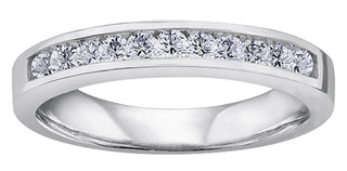 14K White Gold 1.50cttw Diamond Channel Set Band