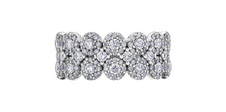 10K White Gold 1.14 cttw Diamond Ring