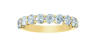 14K Yellow Gold 1.50cttw Lab Grown Diamond Band