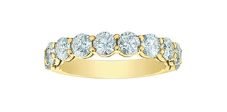 14K Yellow Gold 2.0cttw Lab Grown Diamond Band