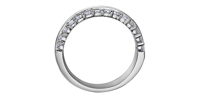 14K White Gold 0.75cttw Diamond Ring