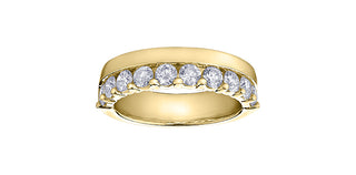 14K Yellow Gold 1.00cttw Diamond Band