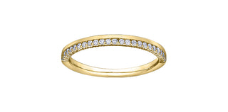 10K Yellow Gold 0.15cttw Diamond Band