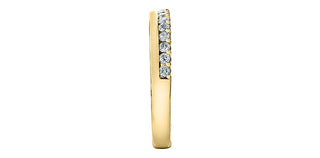 14K Yellow Gold 0.33cttw Diamond Band