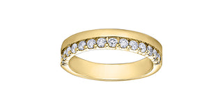 14K Yellow Gold 0.50cttw Diamond Band