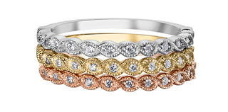 10K Yellow Gold 0.07cttw Diamond Ring