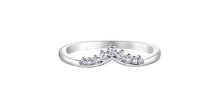 10K White Gold 0.15cttw Diamond Ring