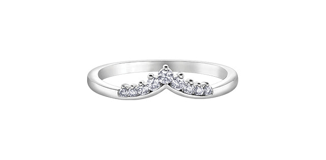 14K White Gold 0.25cttw Diamond Ring