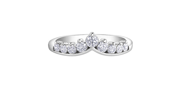 14K White Gold 0.50cttw Diamond Ring