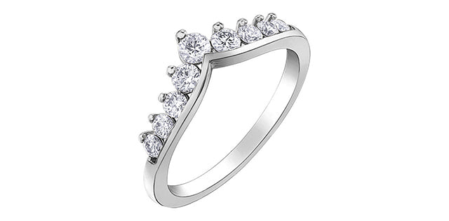 14K White Gold 0.50cttw Diamond Ring